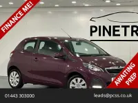 Used Peugeot 108 Active 68 HP (50 kW) 2015 Mauve/purple Hatchback