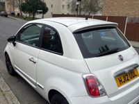 Used Fiat 500 85 HP (62 kW) 2012 White Hatchback