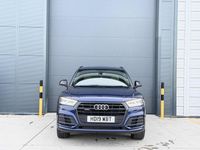 Used Audi Q5 Black Edition 245 HP (180 kW) 2019 Blue SUV