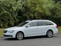 Used Skoda Superb 140 HP (102 kW) 2015 White Estate