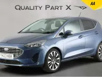 Used Ford Fiesta Titanium X 125 HP (91 kW) 2023 Blue Hatchback
