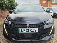 Used Peugeot e-208 Allure Premium 100 kW (136 HP) 2021 Black Hatchback