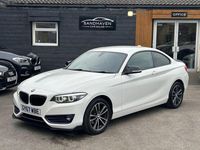 Used BMW 218 Sport Line 150 HP (110 kW) 2017 White Coupe