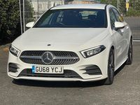 Used Mercedes A200 AMG line 2018 White Hatchback