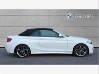 Used BMW 218 M Sport 150 HP (110 kW) 2018 White Cabriolet