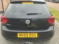 Used VW Polo SE 65 HP (47 kW) 2019 Black Hatchback