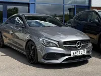 Used Mercedes CLA220 AMG line 177 HP (130 kW) 2017 Grey Coupe