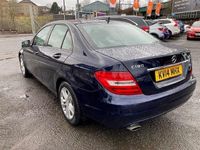 Begagnad Mercedes C180 Executive 2014 Blå Sedan
