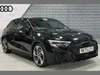 Used Audi A3 Black Edition 147 HP (108 kW) 2023 Black Sedan