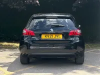 Used Peugeot 308 Allure 130 HP (95 kW) 2021 Black Hatchback