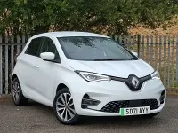Used Renault Zoe GT-Line 100 kW (136 HP) 2021 White Hatchback