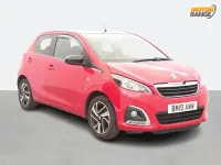 Begagnad Peugeot 108 Allure 2019 Röd Halvkombi