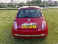 Usado Fiat 500 Lounge 69 HP (50 kW) 2010 Vermelho Citadino