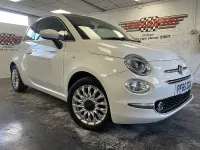 Gebraucht Fiat 500 Lounge 69 PS (50 kW) 2016 Weiß Kleinwagen