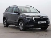 Used Skoda Karoq SE Drive 110 HP (80 kW) 2023 Black magic pearl effect SUV