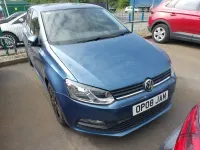 Used VW Polo Edition 90 HP (66 kW) 2017 Blue Hatchback