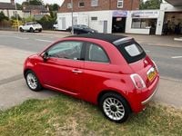 Used Fiat 500C Lounge 69 HP (50 kW) 2013 Red Cabriolet