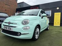 Used Fiat 500 Lounge 69 HP (50 kW) 2016 Green Hatchback