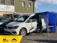 Used VW Caddy Highline 102 HP (75 kW) 2018 White MPV
