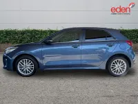 Used Kia Rio 99 HP (72 kW) 2019 Blue Hatchback