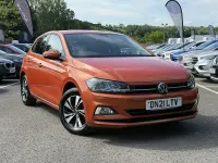 Used VW Polo Match 95 HP (69 kW) 2021 Orange Hatchback