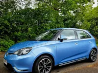 Used MG MG3 106 HP (77 kW) 2016 Blue Hatchback
