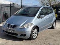 Begagnad Mercedes A160 Elegance 82 HK (60 kW) 2007 Blå Halvkombi