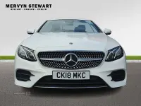 Used Mercedes E220 AMG Line Premium 194 HP (142 kW) 2018 White Cabriolet