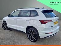 Used Skoda Karoq SportLine 150 HP (110 kW) 2023 Moon white metallic SUV