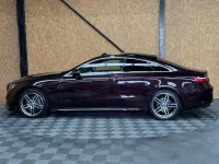 Used Mercedes E220 AMG line 194 HP (142 kW) 2018 Red Coupe