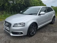 Used Audi A3 S-Line 170 HP (125 kW) 2009 Silver Hatchback