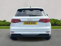 Used Audi A3 S-Line 116 HP (85 kW) 2018 White Sedan