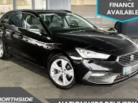 Used Seat Leon FR 130 HP (95 kW) 2023 Black Estate