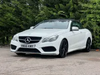 Used Mercedes E350 AMG line 2016 White Cabriolet