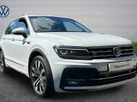 Used VW Tiguan R-line 150 HP (110 kW) 2018 White SUV