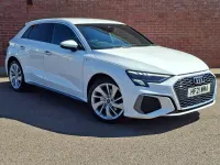 Used Audi A3 e-tron S-Line 204 HP (150 kW) 2021 White Hatchback