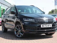 Used Skoda Karoq SportLine 150 HP (110 kW) 2020 Black magic pearl effect SUV
