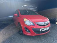 Usado Vauxhall Corsa SRi 100 HP (73 kW) 2012 Vermelho Citadino