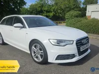 Used Audi A6 S-Line 190 HP (139 kW) 2014 White Estate