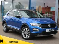 Used VW T-Roc Design 150 HP (110 kW) 2018 Blue SUV