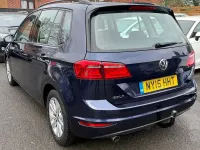 Used VW Golf Sportsvan SE 110 HP (80 kW) 2015 Blue MPV