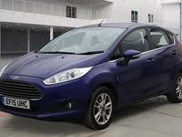 Used Ford Fiesta Zetec 2015 Blue Hatchback