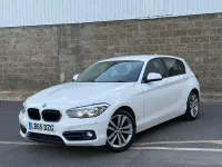 Begagnad BMW 120 Sport Line 2016 Vit Halvkombi