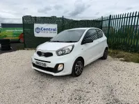 Used Kia Picanto 68 HP (50 kW) 2013 White Hatchback