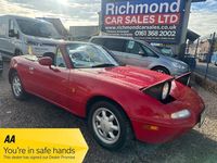 Used Mazda MX5 114 HP (83 kW) 1990 Red Cabriolet
