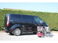 Used Ford Tourneo Custom Titanium 130 HP (95 kW) 2020 Black Van