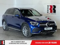 Usado Mercedes GLC220 AMG line 194 HP (142 kW) 2021 Azul SUV