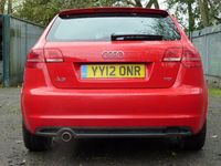 Used Audi A3 S-Line 2012 Red Hatchback