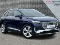 Used Audi Q4 e-tron S-Line 150 kW (204 HP) 2023 Blue SUV