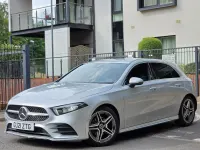 Used Mercedes A200 AMG line 2021 Silver Hatchback